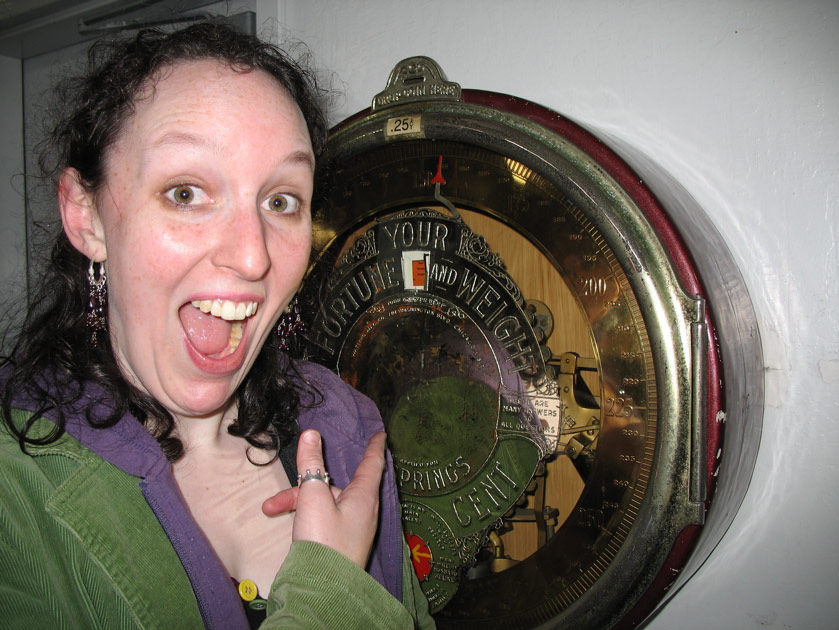 Sasha at the Musee Mechanique