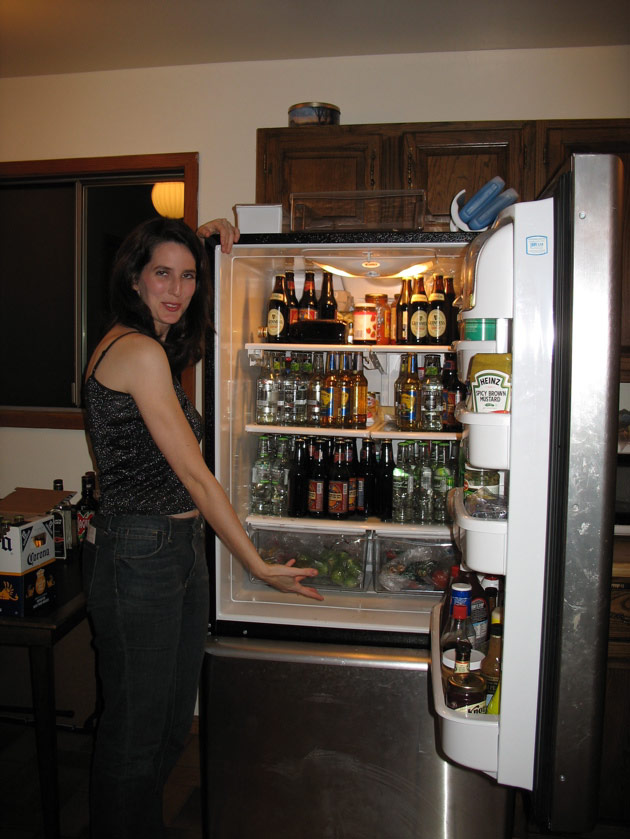 A well-packed fridge