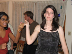 Rena and Julie dance